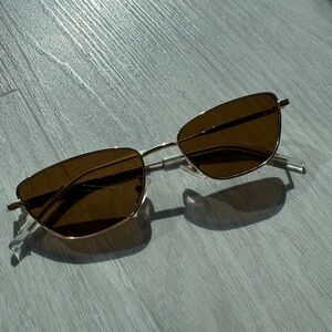 Gold Cat Eye Style Sunglasses